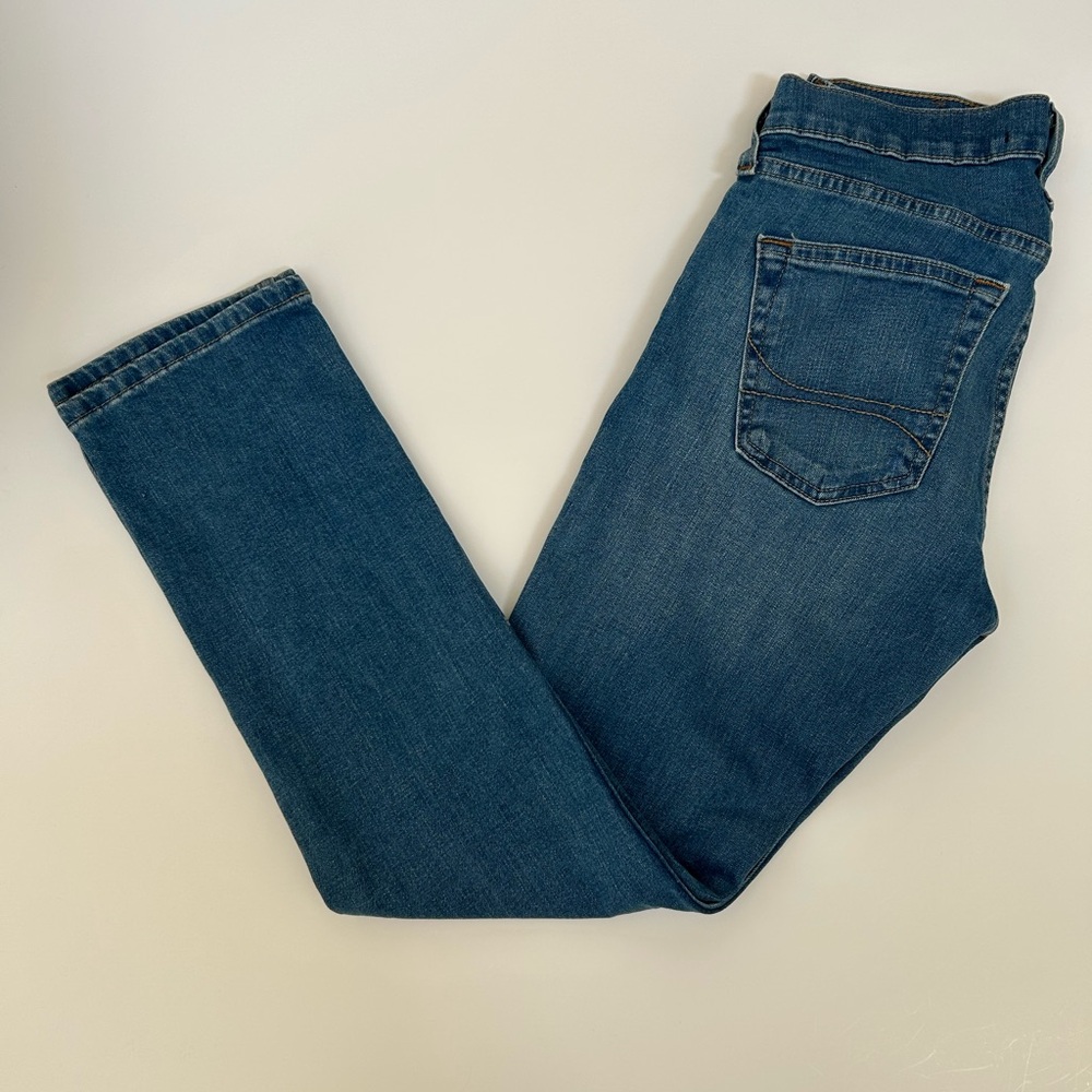 Hollister Men's Skinny Jeans in Classic Blue